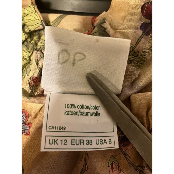 Y2K Laura Ashley Peasant Crop Top 8 Butterflies Berries Ivy Fairy Great Britain - Picture 10 of 13